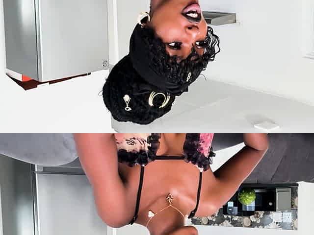Amateur Ebony Teen Tight Pussy Stretched