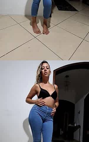 Dancing and Slowly Taking off Her Clothes - Striptease