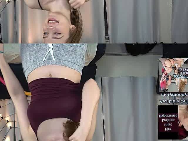 Learning to Hula Hoop Topless, then Exposed Live on Web camera