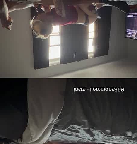 Blonde Hotwife Sucks and Fucks BBC Bull in Marital Bed