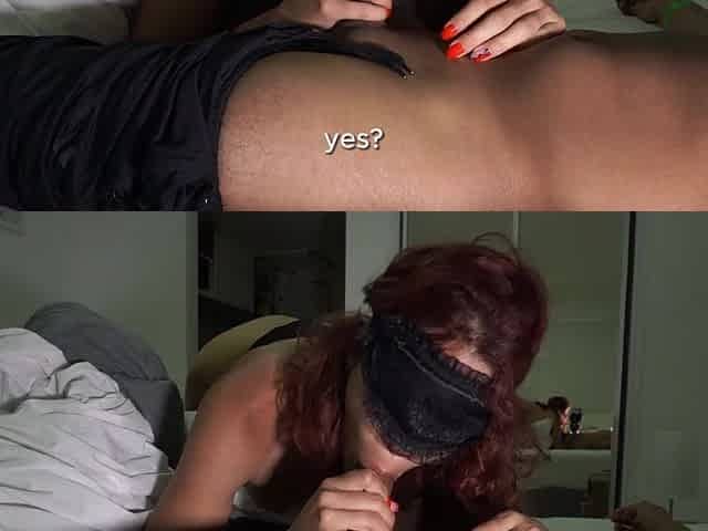 My sleepwalking wife sucks my ramrod and swallows my cum