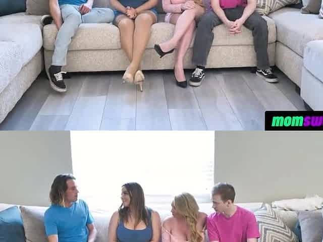 Tricky Stepmoms Delighted by Their College-Mature Stepson's Charms