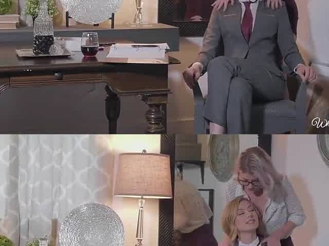 Arya Fae And Fa E In Stunning Office Sex Lezzies