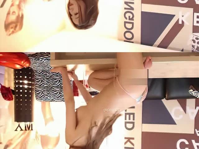 Korean BJ rides a bear