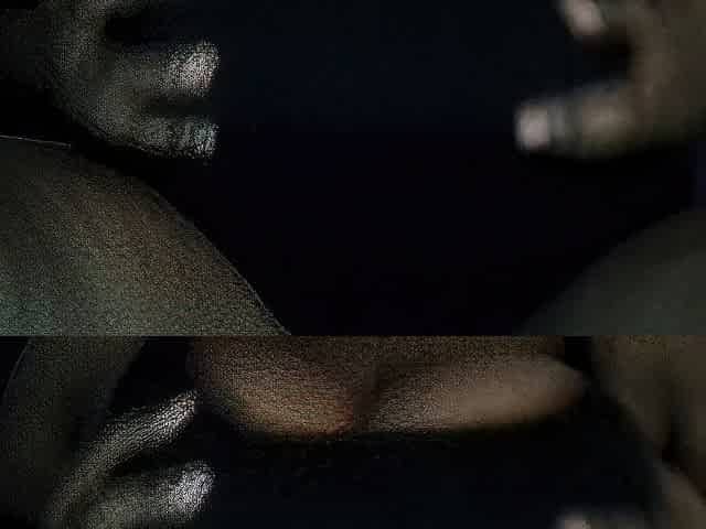 Playing with my tits on web camera