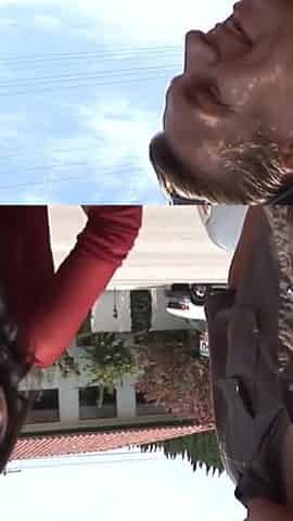 Big ass brunette enjoys in a warm load on her big boobs