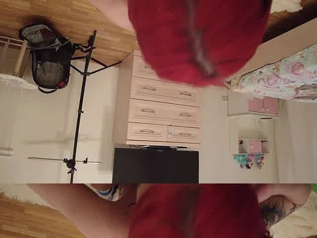 Punk Rocker Redhead Gets Fucked by Fat Hairy Grandpa