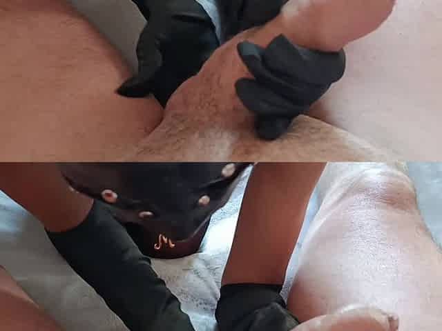 MILF Blowjob with Condom and Cumshot POV