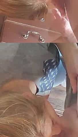 Quick Morning Sex with a Hot Blonde MILF