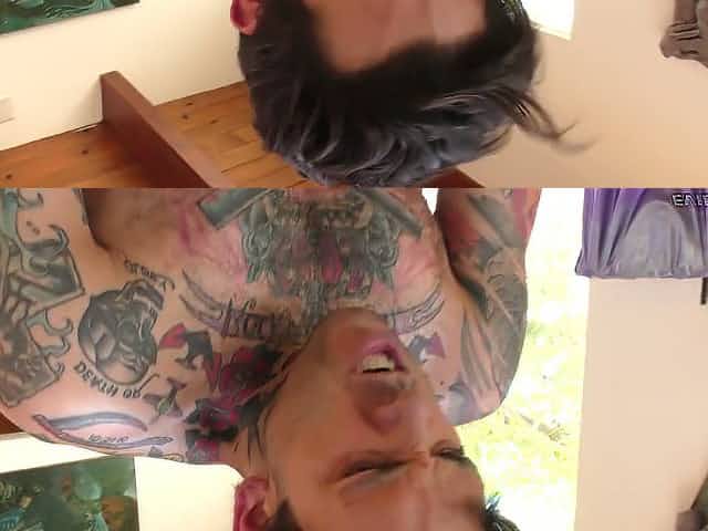 Tattooed jerk drills wet pussy and bottomless throat of slutty chick Angel Smalls