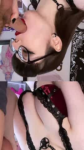 Amateur blowjob and cumshot i love cock