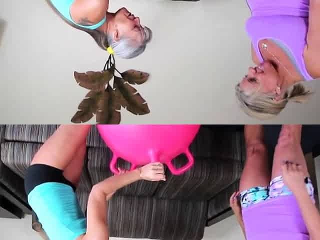 MOM Mature Blonde Lesbians cant get enough of eachother