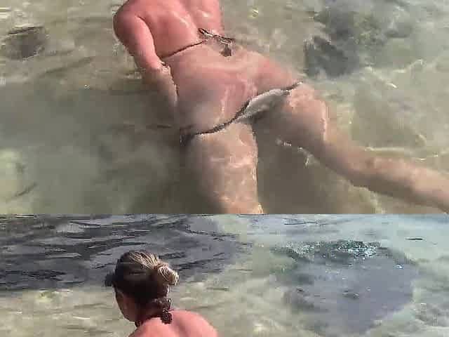 A stranger feeds my sperm to fish in front of everyone