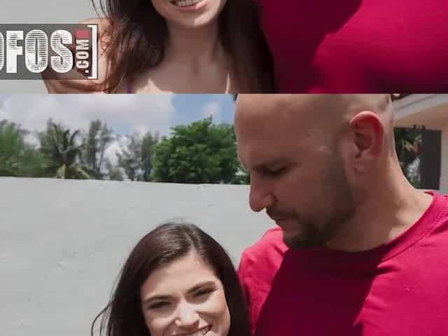 MOFOS - Breathtaking Nicole Rae Sneaks Over The Fence And Gets The Surprise Of Her Life