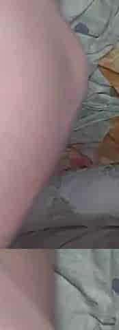 Anal play and prolapse in black pantyhose