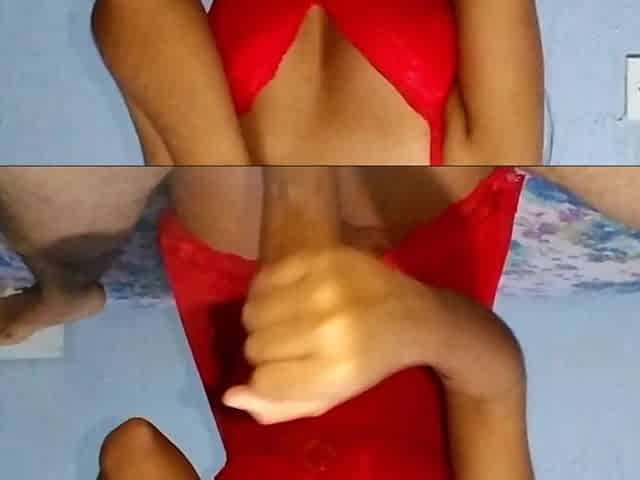 Goddess Red Sneezes Handjob
