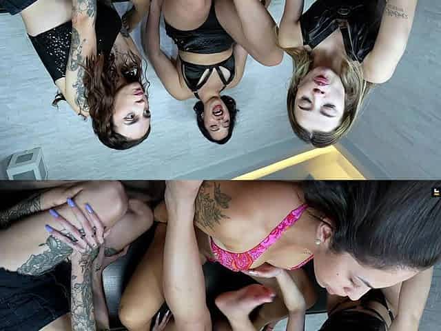Spit Swallow Girls Extreme - Three to Spit One to Swallow