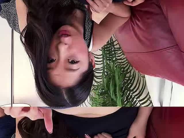 Japanese Teen Pick Up and talk to Uncensored POV Blowjob