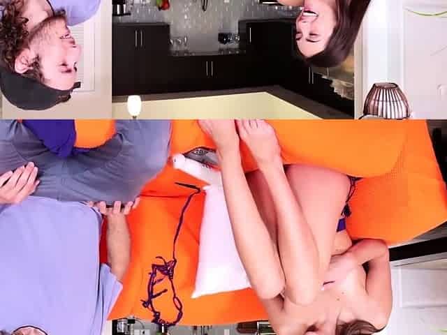 Hot teen MacKenzie Maze was having phone sex with her