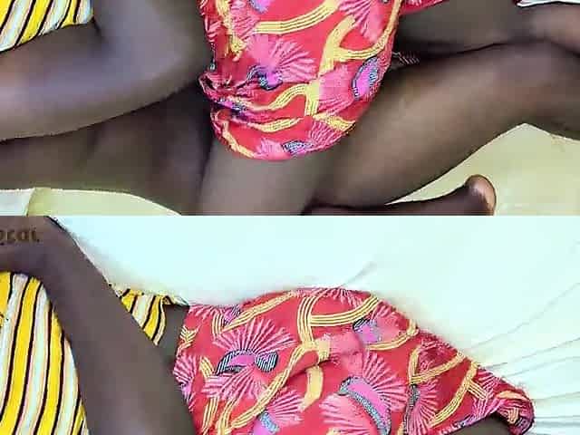 A youthful Afro cleaning woman appears to be lustful at the prospect of being drilled by her boss.