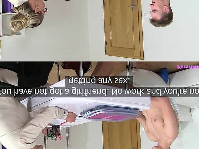 OH NO! This guy gave me a creampie instead of a facial - Female Agent