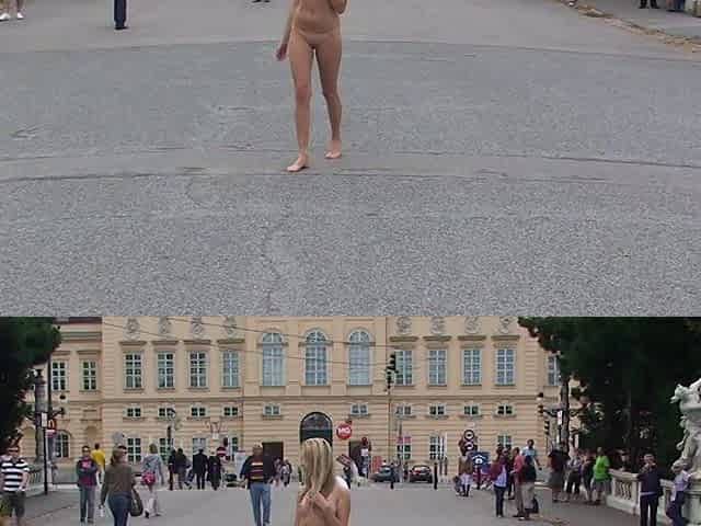 Amateur blonde beauty public sex