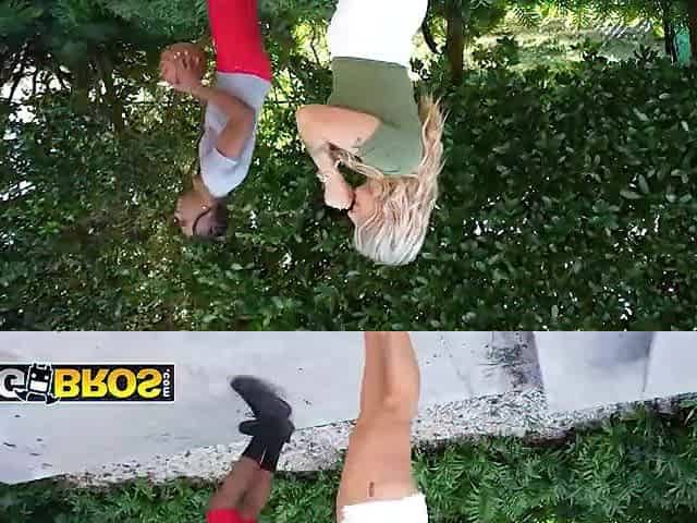 BANGBROS - Large Tit Golden-haired Abby Rose Entreats For A Creampie After Getting Her Snatch Pounded Hard