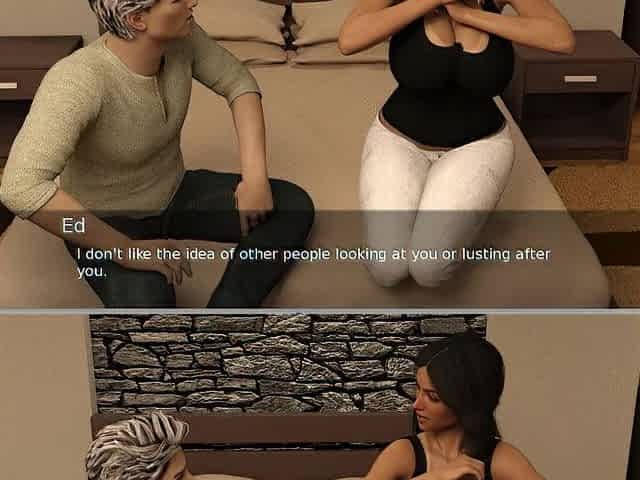 Project Hawt wife - gameplay - roleplay - wife photoshoot and masturbation