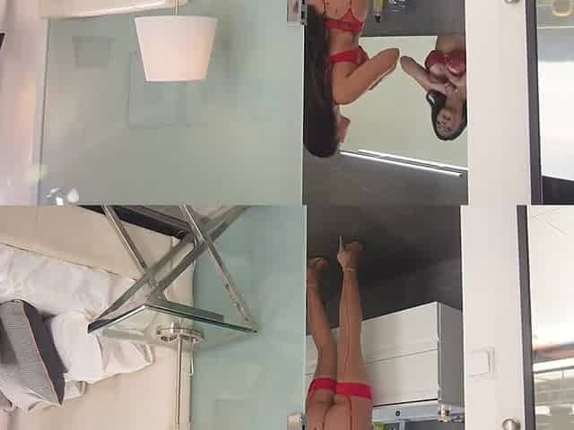 Spicy brunette MILF breathtaking sex clip