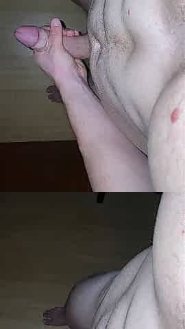 Solo ejaculation during the time that home alone