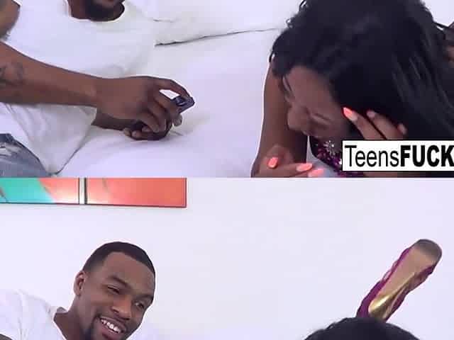 Black beauty Mocha Menage likes all dong