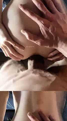 Tempting brunette amateur getting ass nailed hard in POV