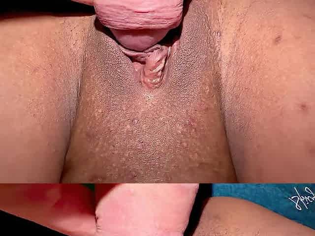Black Taut Snatch Tease - Close Up Jock Rubbing