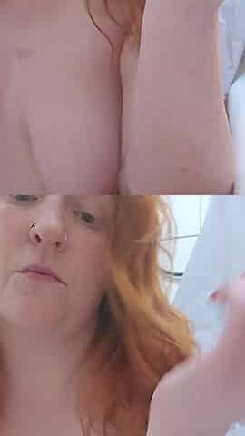 Redhead trains and gets truly obscene whilst in the shower