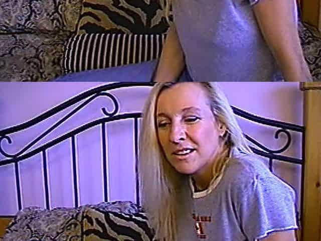 Slim blonde milf gets her pussy and ass drilled doggy style