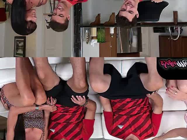 Stepmom Sofie Marie Suggests Twat with Her Stepson in Foursome