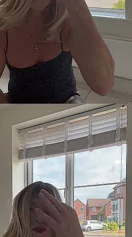 Sissy floozy flashing her jock