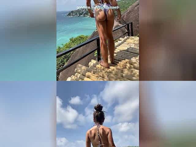 Caught on Camera: Accidental Cunt Slide on The Beach
