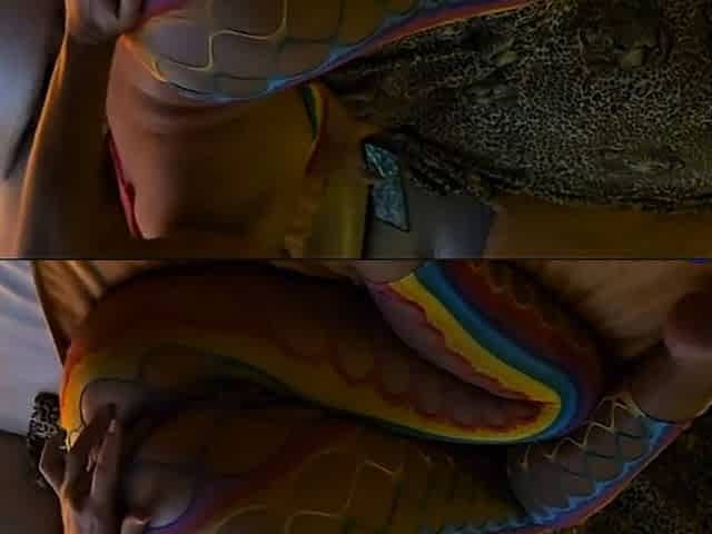Hard Anal Masturbation with a Big Dildo and Creampie