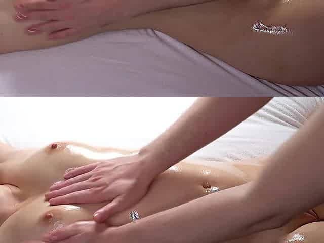 Carnal Oil Massage, Intensive Squirting & Missionary Creampie
