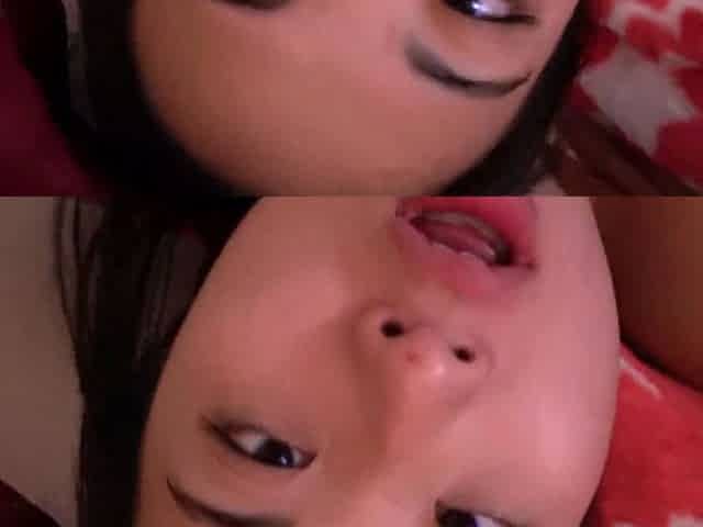 Amateur close up oral