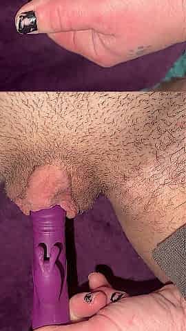 Sexually excited juicy vagina masturbation in advance of couch