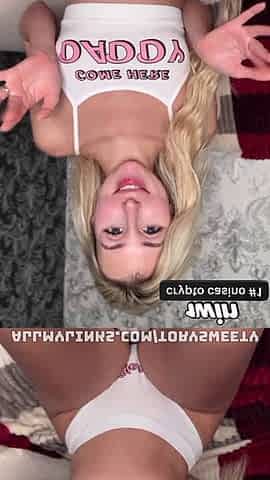 Daddy, will you bang my taut lil' blondie tramp hole with your large dildo? I need some muddy talk and ajoi to make me spunk fir