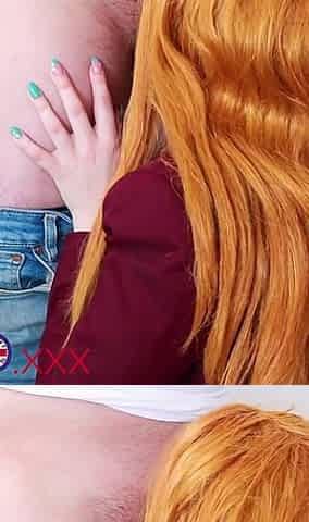 British Redhead, Victoria Greene Sucks, Fucks and Swallows Cum