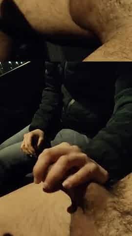 Dick Flash - I Pull Out My Cock It's Very Risky in the Car in Front of Girl Friend and Help Me