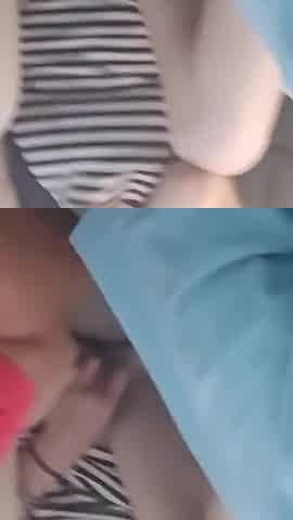 Hot Blue Eyed Blonde Dildo Fucking in the Back of Convertible
