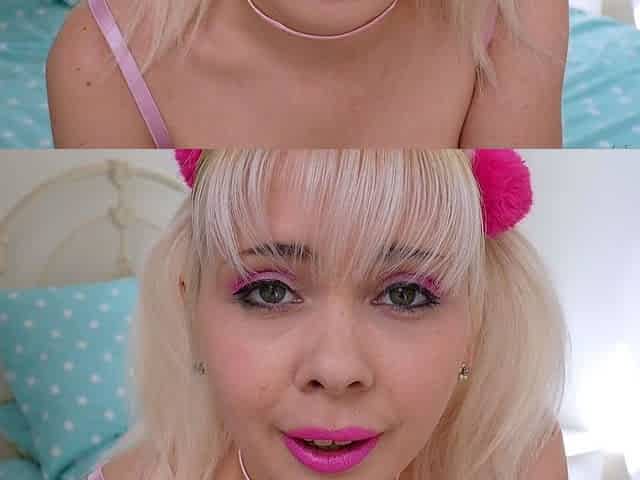 Blonde Teen Solo Masturbating On Webcam