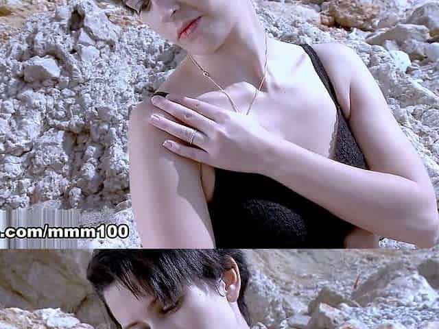 Alex Jsex striptease on the beach - MMM100