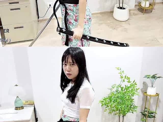 Oriental Gal ,need training not solely her sword but too her twat