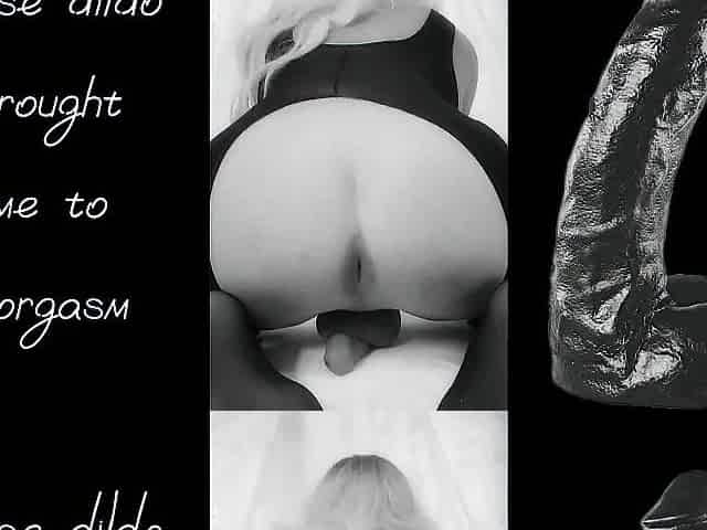 Large Sex toy Brought Sissy Bitch to Climax